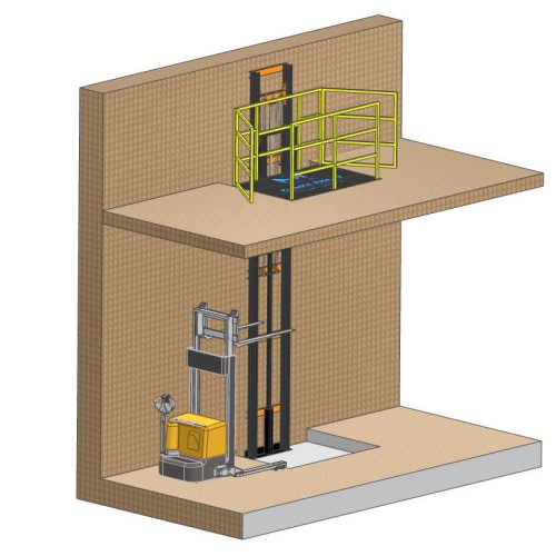 Ít chiếm diện tích, tải trọng tối đa có thể lên đến 1 tấn, lắp đặt linh hoạt và dễ dàng.