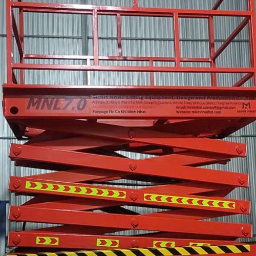 Bàn nâng cắt kéo di động