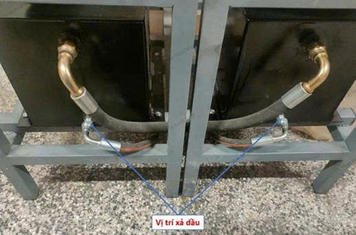 Vị trí xả dầu