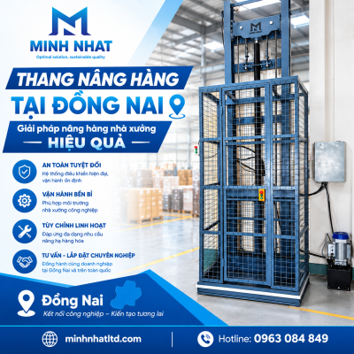 Thang nâng hàng tại Đồng Nai